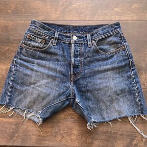 Levi's Blue Jean Shorts